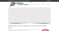 Desktop Screenshot of clearwatercarpetcleaners.net